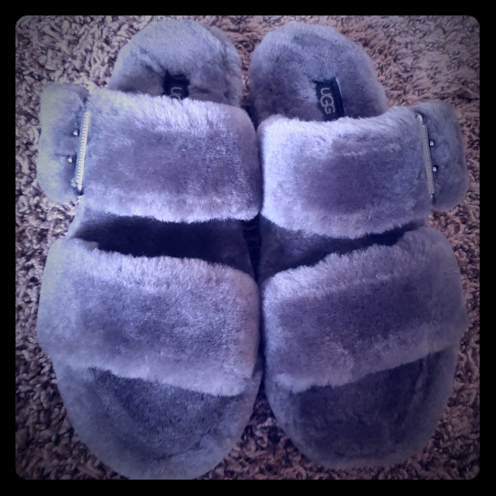 Ugg fuzzy slippers